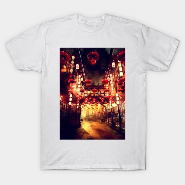 Japan Streets 4 T-Shirt by syanart